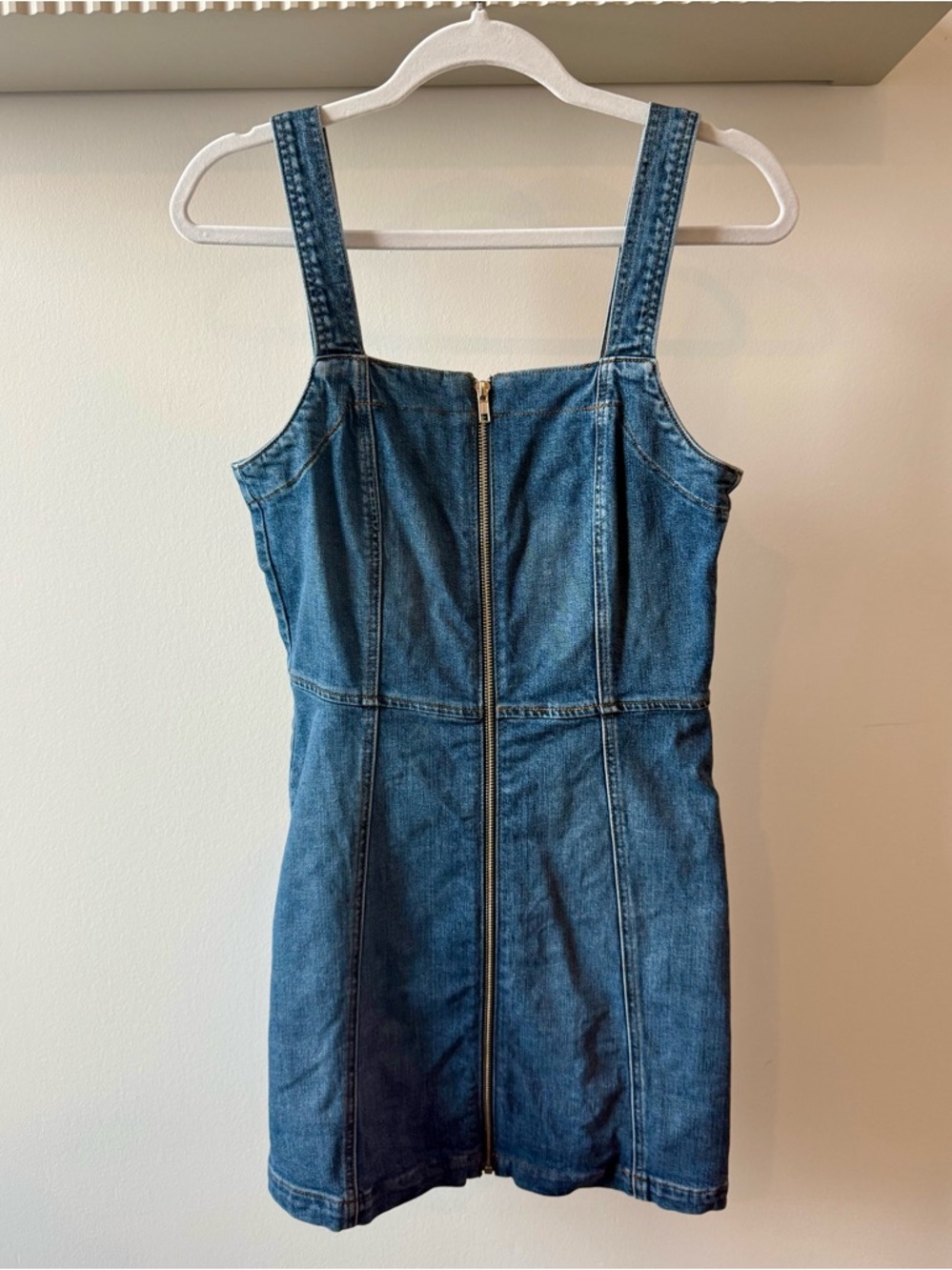 Reformation Randy Denim Mini Dress